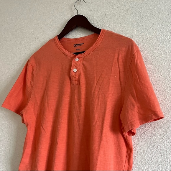 Arizona Jean Men’s Orange Short Sleeve T-Shirt Size 6 / Medium - Picture 1 of 8